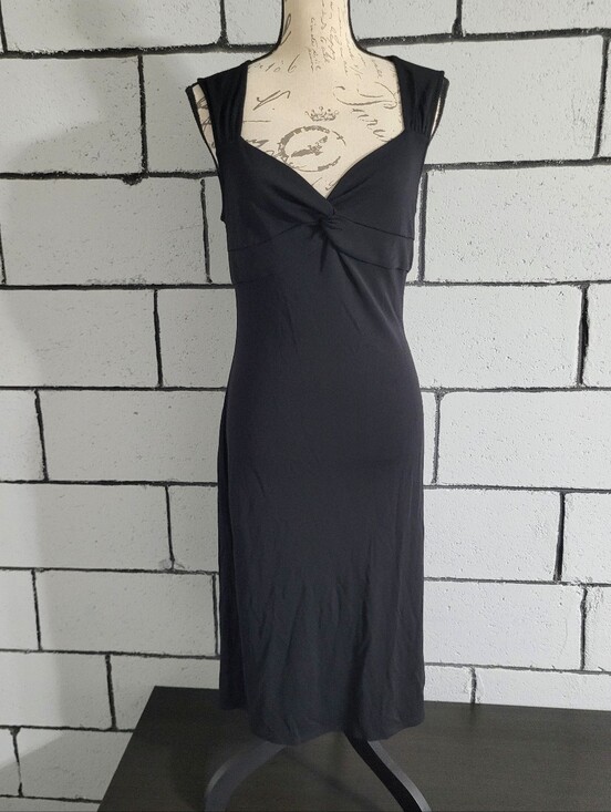 LOFT Dresses & Skirts - BUNDLE SALE! LOFT  Black Sleeveless Twist-Front Dress Sz 8